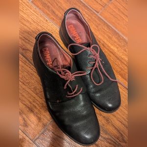 Camper, black oxfords, size EU 37